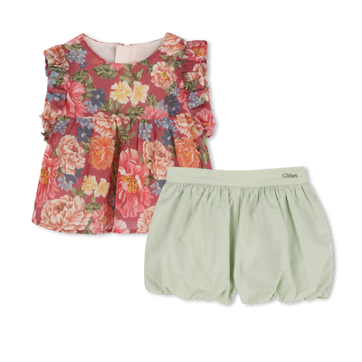 TOP + PUFFY BROEK SET CHLOE GIRL