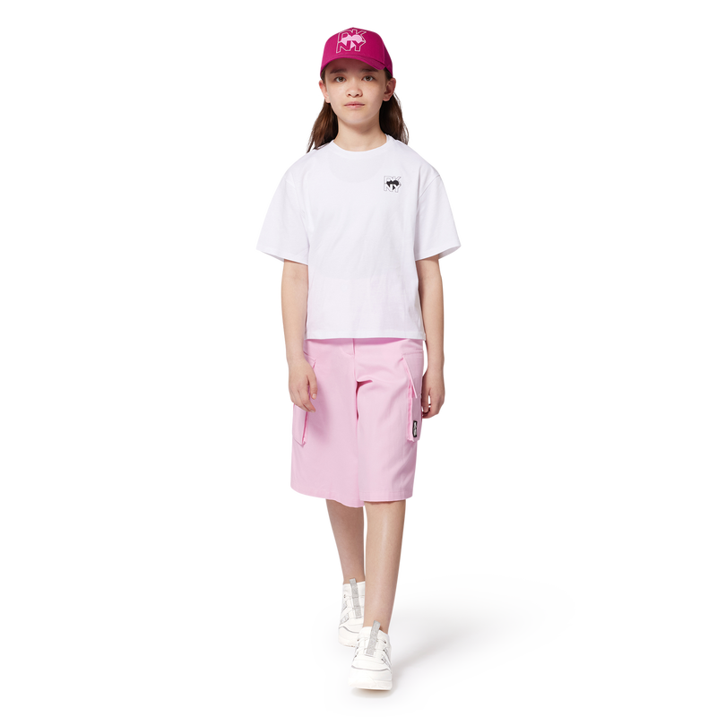 Katoenen T-shirt korte mouwen DKNY 
                        GIRL