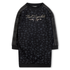 Jurk met lange mouwen KARL LAGERFELD KIDS 
                    GIRL