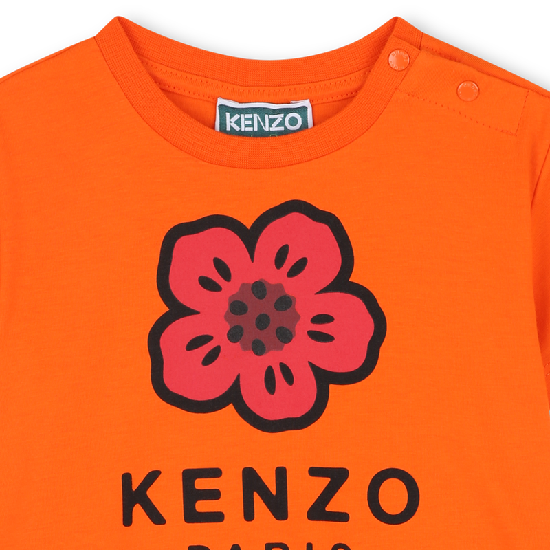 Jurk met korte mouwen KENZO KIDS 
                        GIRL