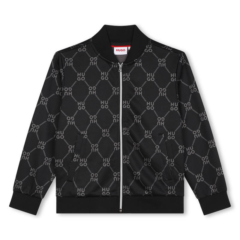 Joggingvest van fleece HUGO 
                        BOY