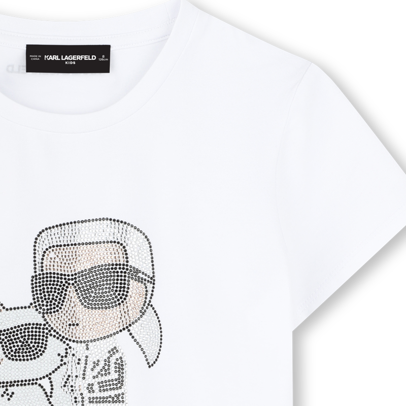 T-SHIRT KORTE MOUWEN KARL LAGERFELD KIDS 
                        GIRL