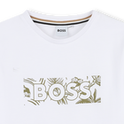 Katoenen T-shirt korte mouwen BOSS 
                    BOY