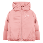 Polyester donsjack, ATOMISCHE ROZE, hi-res