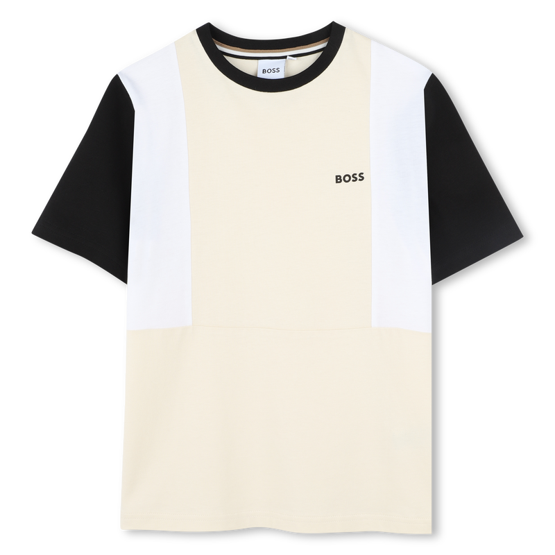 Kleurrijk T-shirt van katoen BOSS 
                        BOY
