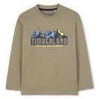Jersey T-shirt met lange mouwen TIMBERLAND 
                    BOY