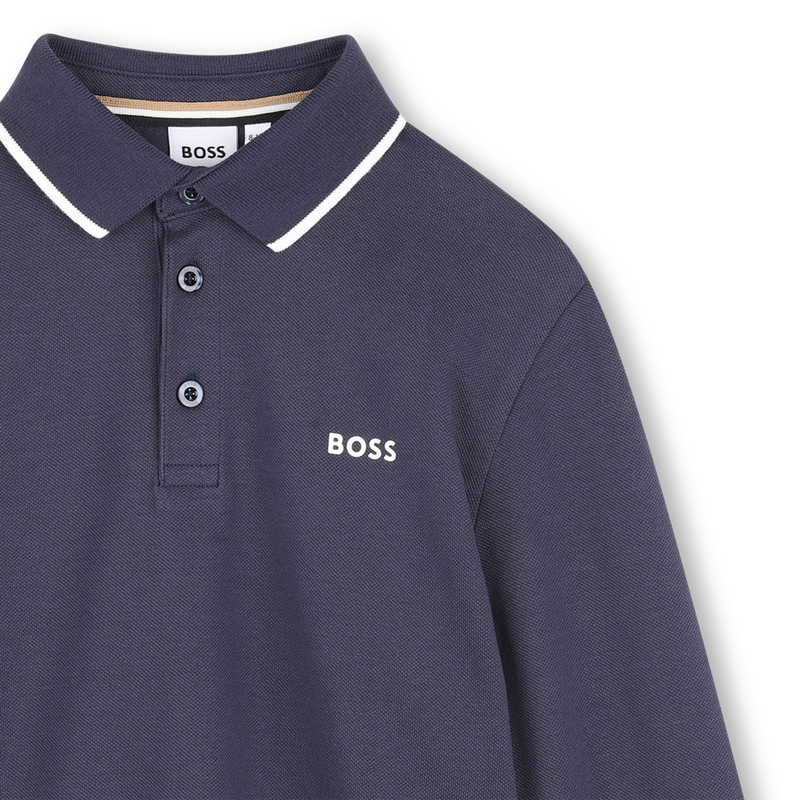 Polo met lange mouwen BOSS 
                        BOY