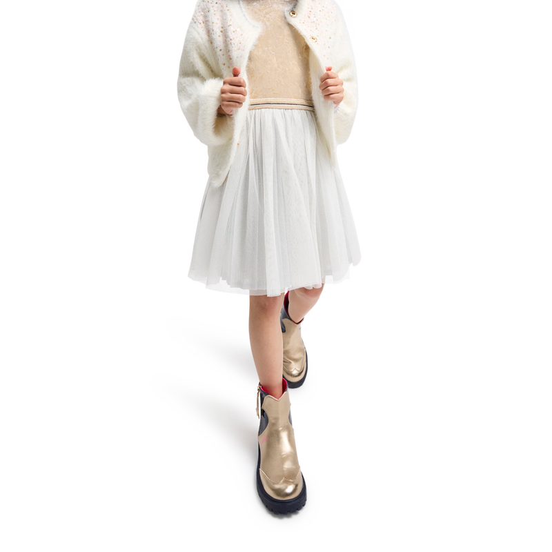 Jurk van twee materialen BILLIEBLUSH 
                        GIRL