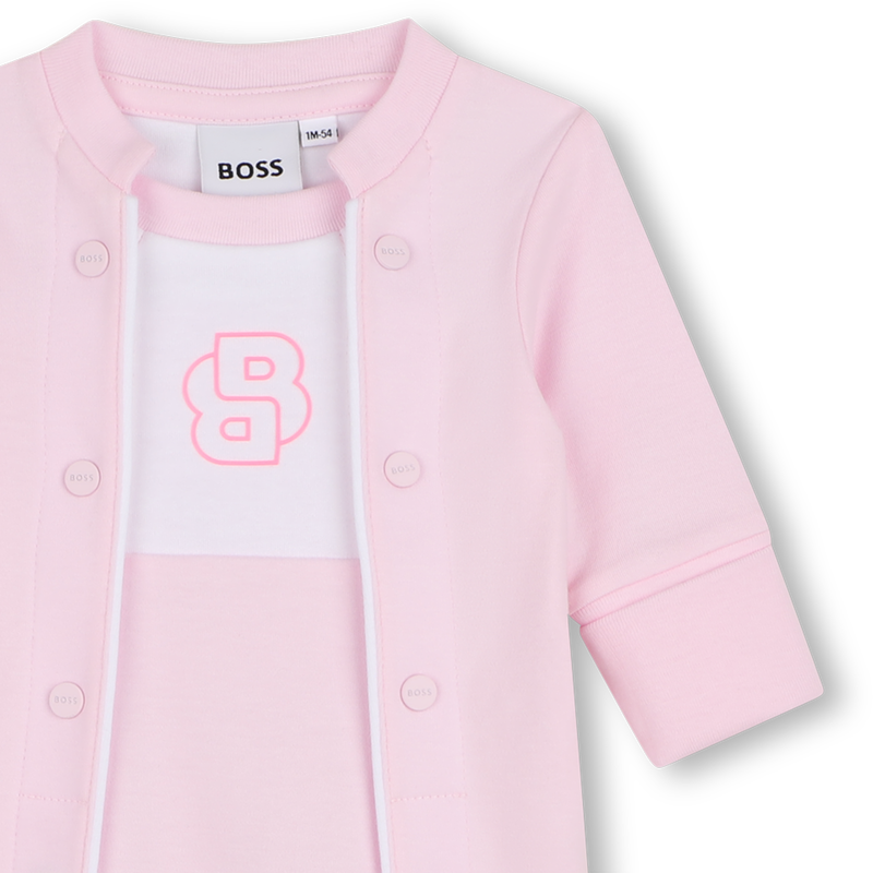 PYJAMA MET ELASTISCHE MANCHETTEN BOSS 
                        GIRL