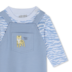 Katoenen T-shirt en tuinbroek KENZO KIDS 
                    BOY