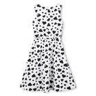 Katoenen jurk met print DKNY 
                    MEISJE