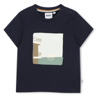 T-shirt met korte mouwen, MARINE, hi-res