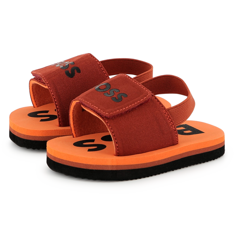 Slippers met klittenband BOSS 
                        BOY