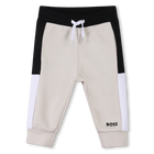 Fleece joggingbroek, ZAND, hi-res