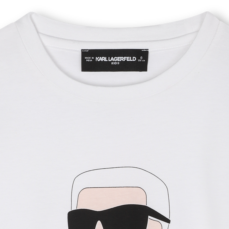 T-shirt met lange mouwen KARL LAGERFELD KIDS 
                        BOY