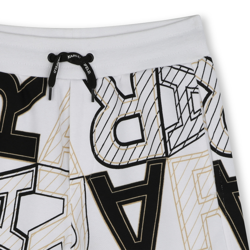 Katoenen bermuda met print KARL LAGERFELD KIDS 
                        BOY