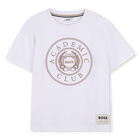 T-shirt met korte mouwen BOSS 
                    BOY