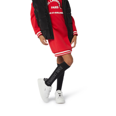 Leren sneakers met veters KARL LAGERFELD KIDS BOY