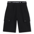 Bermuda met elastische taille KARL LAGERFELD KIDS 
                    BOY