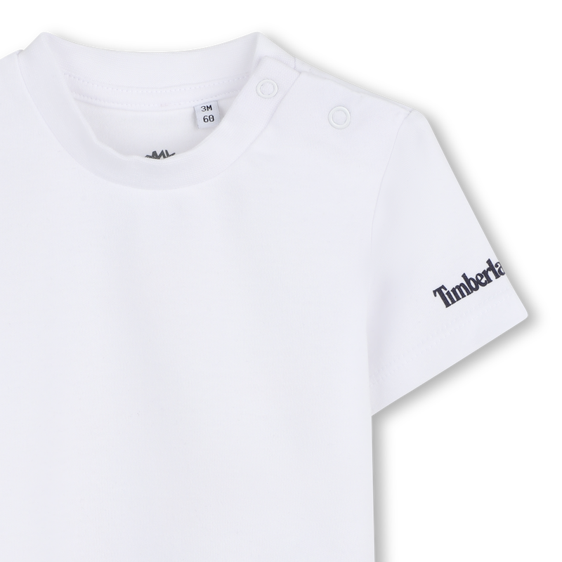 OVERALLS EN T-SHIRT SET TIMBERLAND 
                        BOY