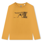 T-shirt met print en opschrift TIMBERLAND 
                    BOY