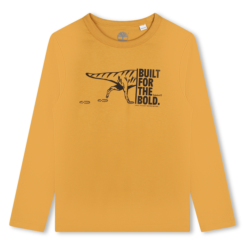 T-shirt met print en opschrift TIMBERLAND 
                        BOY