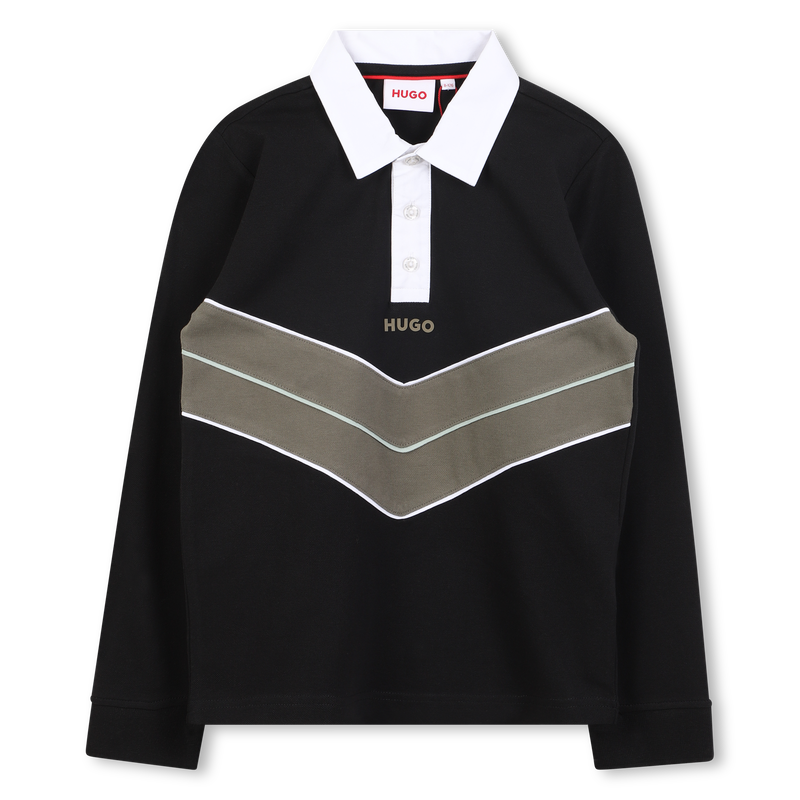 Poloshirt met lange mouwen HUGO 
                        BOY