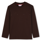 T-shirt met lange mouwen, CICHOREI KOFFIE, hi-res