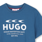 T-shirt met korte mouwen HUGO 
                    BOY