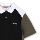 Korte mouwen polo BOSS 
                    JONGEN