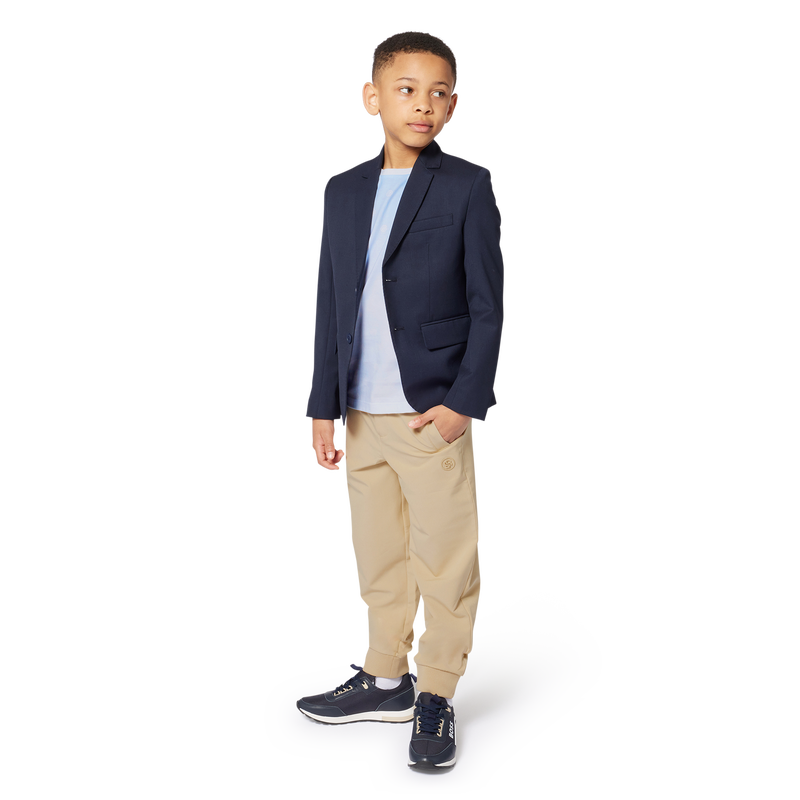 Katoenen T-shirt met print BOSS 
                        BOY