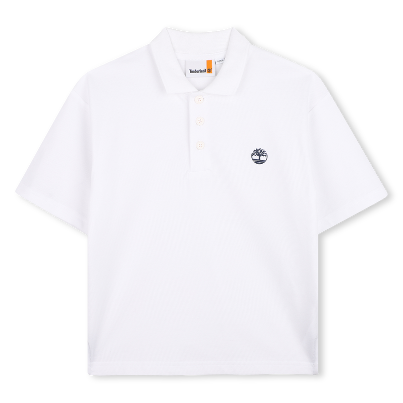 POLOSHIRT MET KORTE MOUWEN EN LOGO TIMBERLAND 
                        BOY