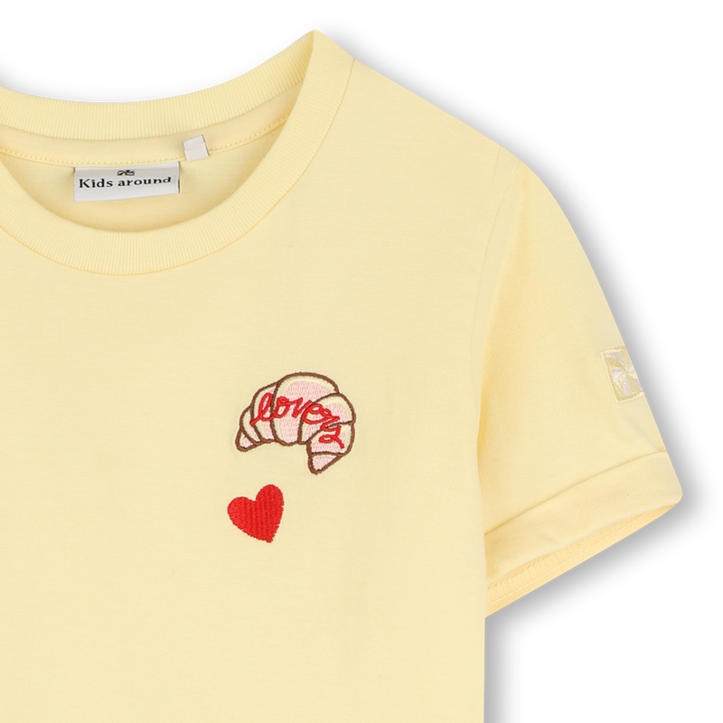 T-shirt met korte mouwen KIDS AROUND 
                        GIRL