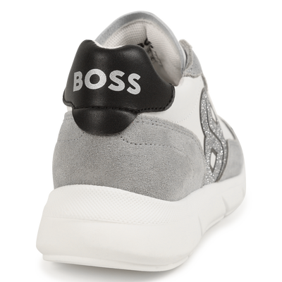Leren sneakers met veters BOSS GIRL