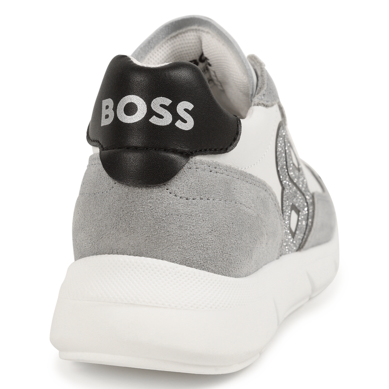 Leren sneakers met veters BOSS 
                        GIRL
