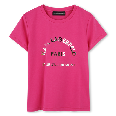 T-shirt met korte mouwen KARL LAGERFELD KIDS GIRL