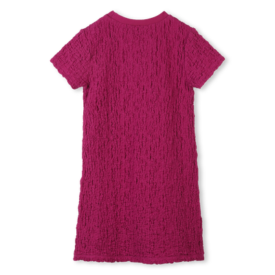 Jurk in wafelstof korte mouwen DKNY GIRL