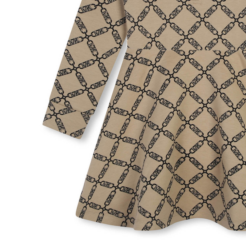 Jurk met rits en lange mouwen MICHAEL KORS 
                        GIRL