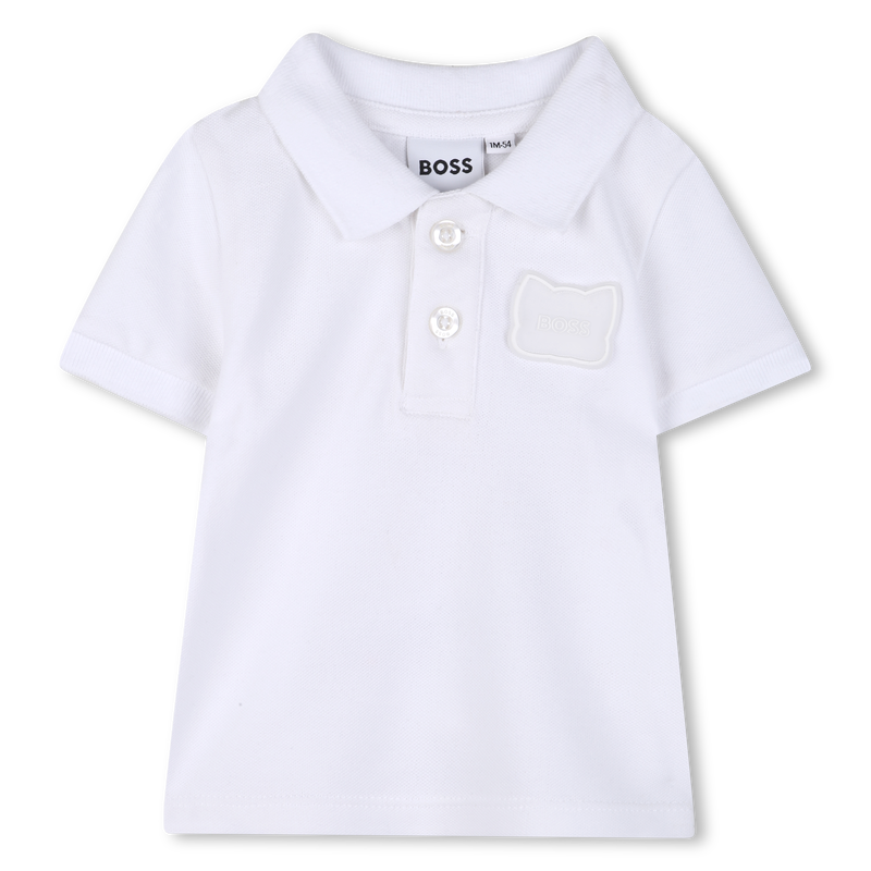 POLOSHIRT MET KORTE MOUWEN BOSS 
                        BOY