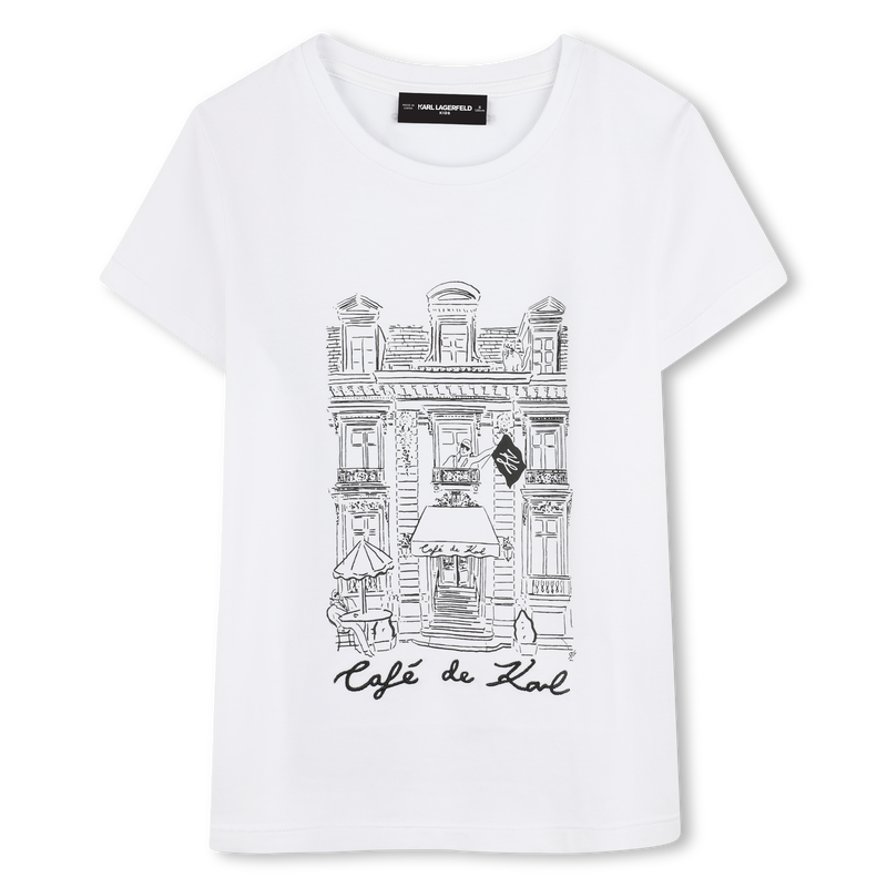 T-SHIRT KORTE MOUWEN KARL LAGERFELD KIDS 
                        GIRL