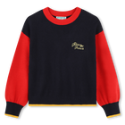 Gebreide trui met borduursel KENZO KIDS 
                    GIRL