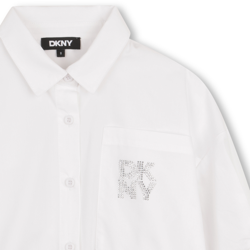 OVERHEMD MET KORTE MOUWEN DKNY 
                        GIRL