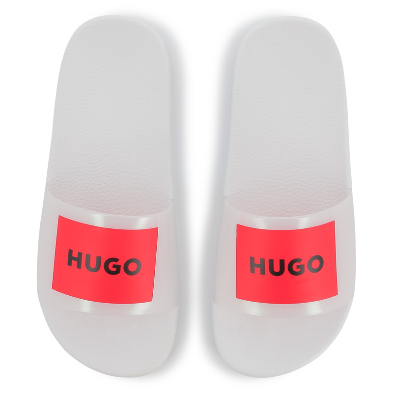 Slippers met badges HUGO 
                        GIRL