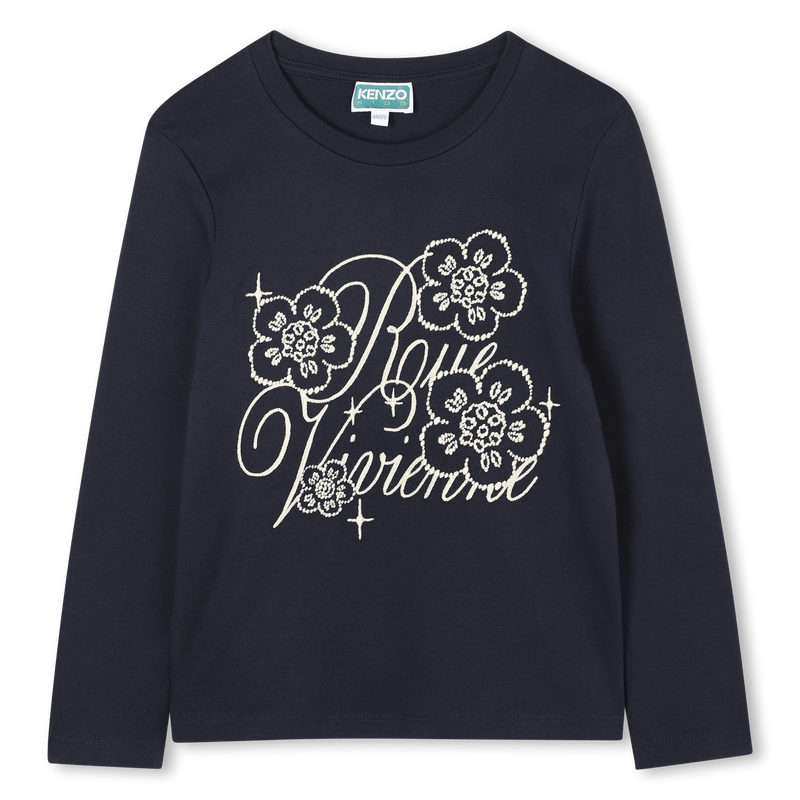 T-shirt met lange mouwen KENZO KIDS 
                        GIRL