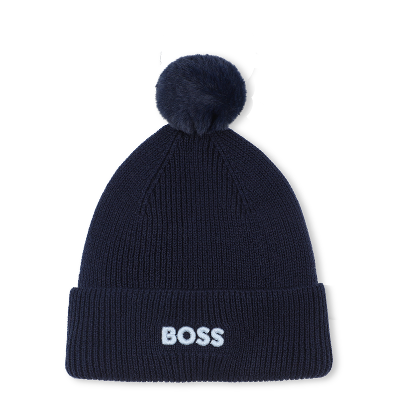Gebreide muts met pompon BOSS 
                        BOY