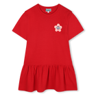 Jurk met korte mouwen KENZO KIDS 
                    GIRL