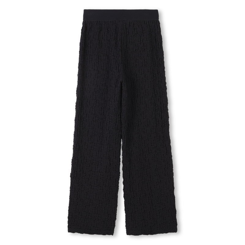 Wijde broek van wafelstof DKNY 
                        GIRL