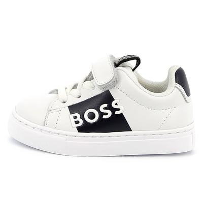 Leren sneakers in twee kleuren BOSS BOY