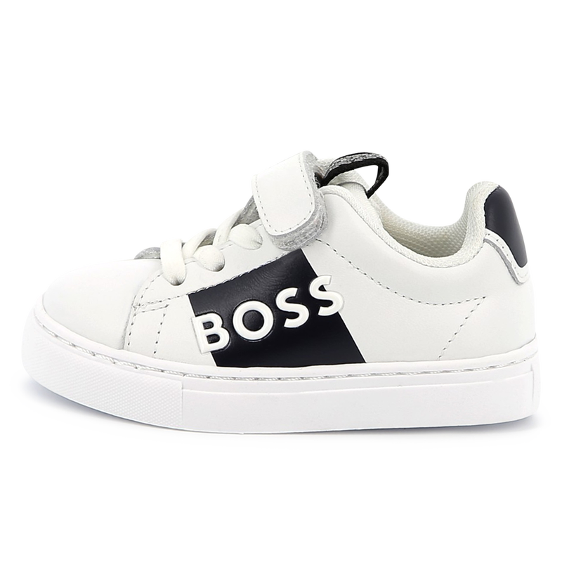 Leren sneakers in twee kleuren BOSS 
                        BOY