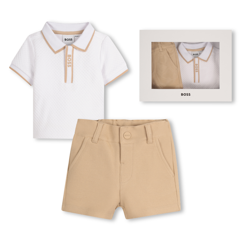 Ensemble short en polo BOSS 
                        BOY